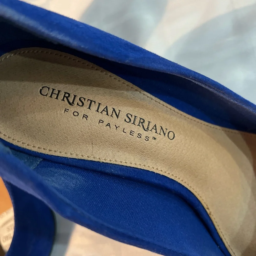 Christian Siriano Royal Blue Heels – Size 7.5– Excellent Condition - Picture 3 of 11